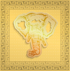 illustration: Golden Elephant