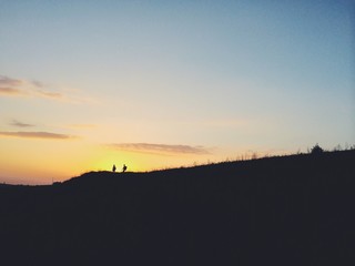 People silhouettes