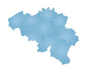 Map of Belgia