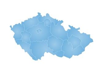 Map of Czech Republic