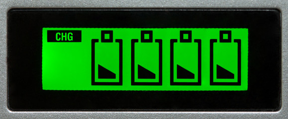 Battery display charging