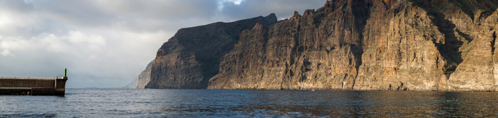 Fototapeta na wymiar Cliffs of Los Gigantes. Tenerife, Canary Island