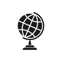 The globe icon. Globe symbol.