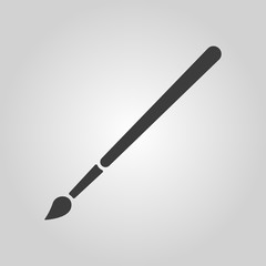 The brush icon.  Brush symbol