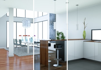 modernes Loft Interieur Design