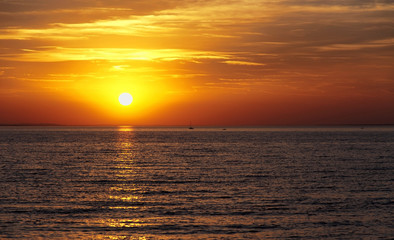 Sunset at Lake Balaton, Hungary