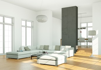 modernes Loft Interieur Design