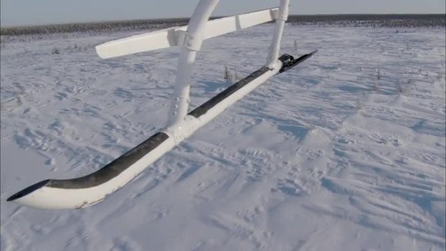 Frozen Tundra Helicopter