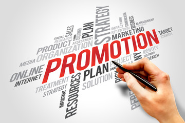PROMOTION word cloud, business concept