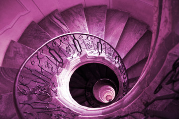 Spiral staircase..