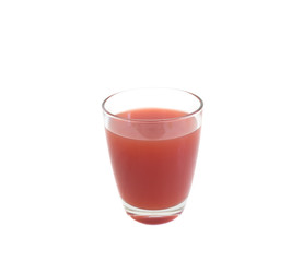 Grape juice isolated on white background
