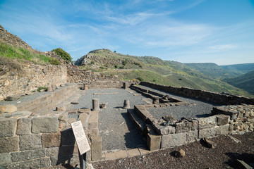 Ancient synagogue in Gamla