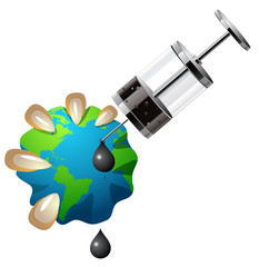 Illustration of use natural resource.