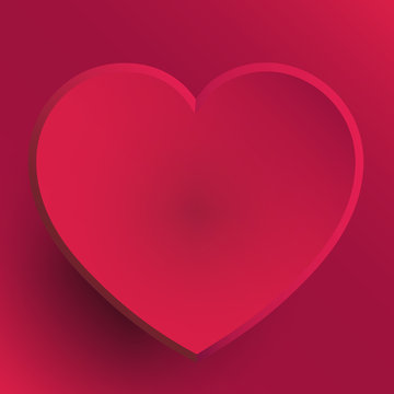 Pink Valentines Day heart