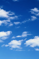 Obraz na płótnie Canvas Clouds on blue sky