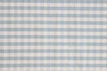 Checkered tablecloth
