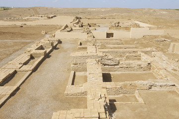 Ruins of Otrar (Central Asian ghost town), Kazakhstan.