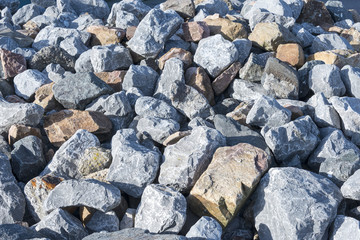 big rocks as background