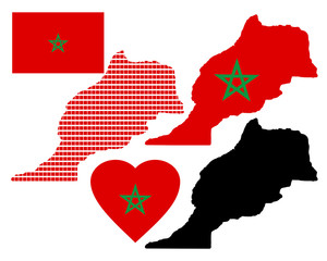 map of Morocco