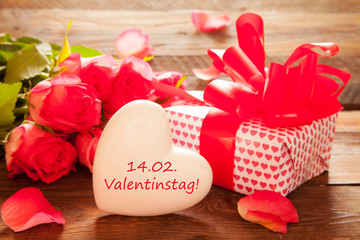 Herz zum Valentinstag
