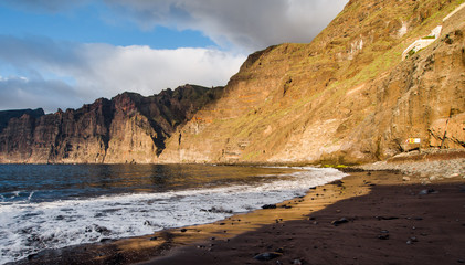 Fototapeta na wymiar Cliffs of Los Gigantes. Canary Island, Tenerife. Spain