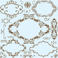 Swirl ornate set