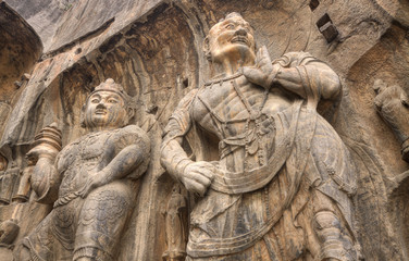 longmen grottoes hunan province china