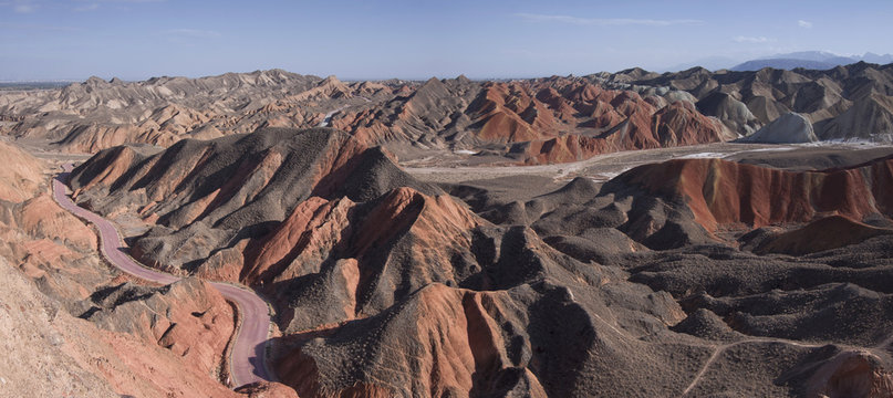 zhangye danxia platform gansu province china