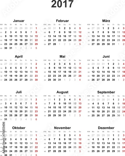 "Kalender 2017 universal "Kalender 2017 universal