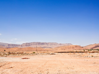 Fototapeta na wymiar モロッコの荒野