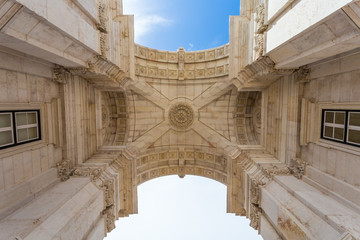Rua Augusta Arch in Lisbon, Portugal