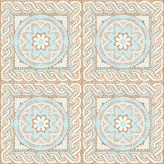 Seamless texture multicolored mosaics