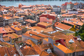 Fototapeta na wymiar Beautiful view of Porto city, Portugal