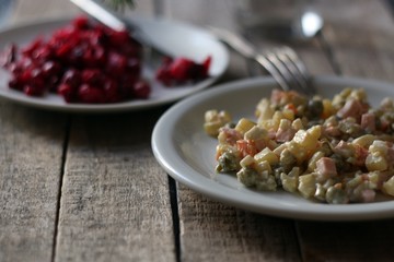 Салат, закуска, оливье