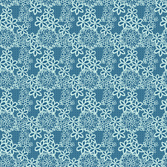 Flower lacy seamless background