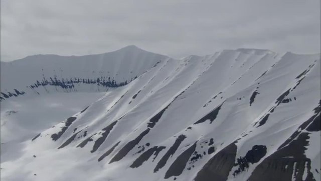 Aerial Footage Arctic Tundra