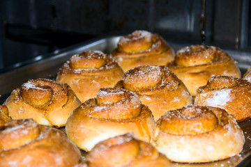 buns with  cinnamon