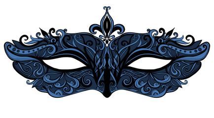 Carnival mask vector illustration isolated 