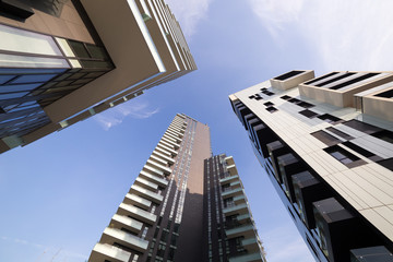 Grattacielo e palazzi a Milano zona nuova