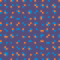 Abstract seamless purple-orange texture. Vector background