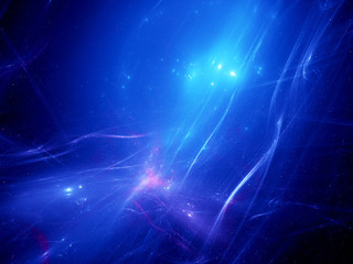 Glowing curves in deep space