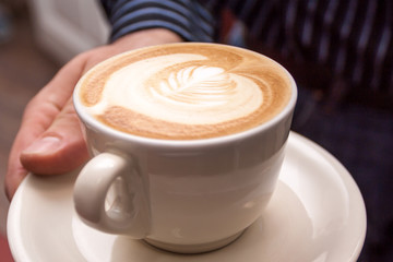 Cup of cappuccino