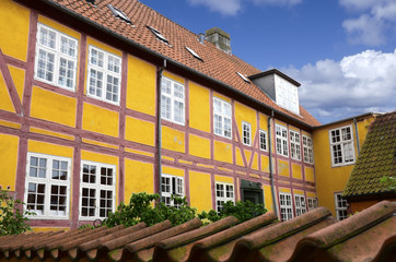 Fototapeta premium Old building in Helsingborg Sweden