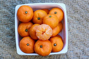 the orange fruit