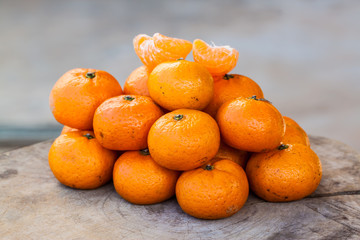 the orange fruit