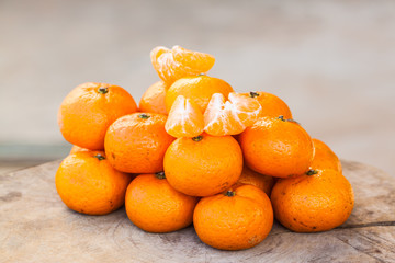 the orange fruit