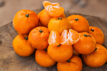 the orange fruit