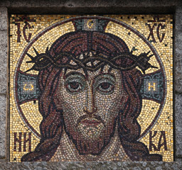 Jesus Christ mosaic.