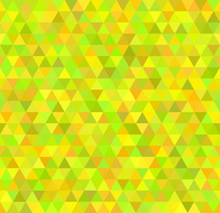Obraz premium seamless pattern of colored triangles yellow