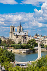 Seine and Notre Dame de Paris